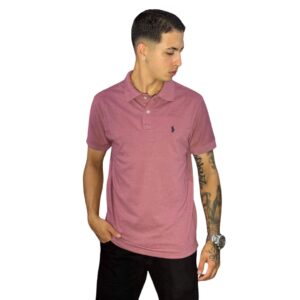 camiseta tipo polo uva