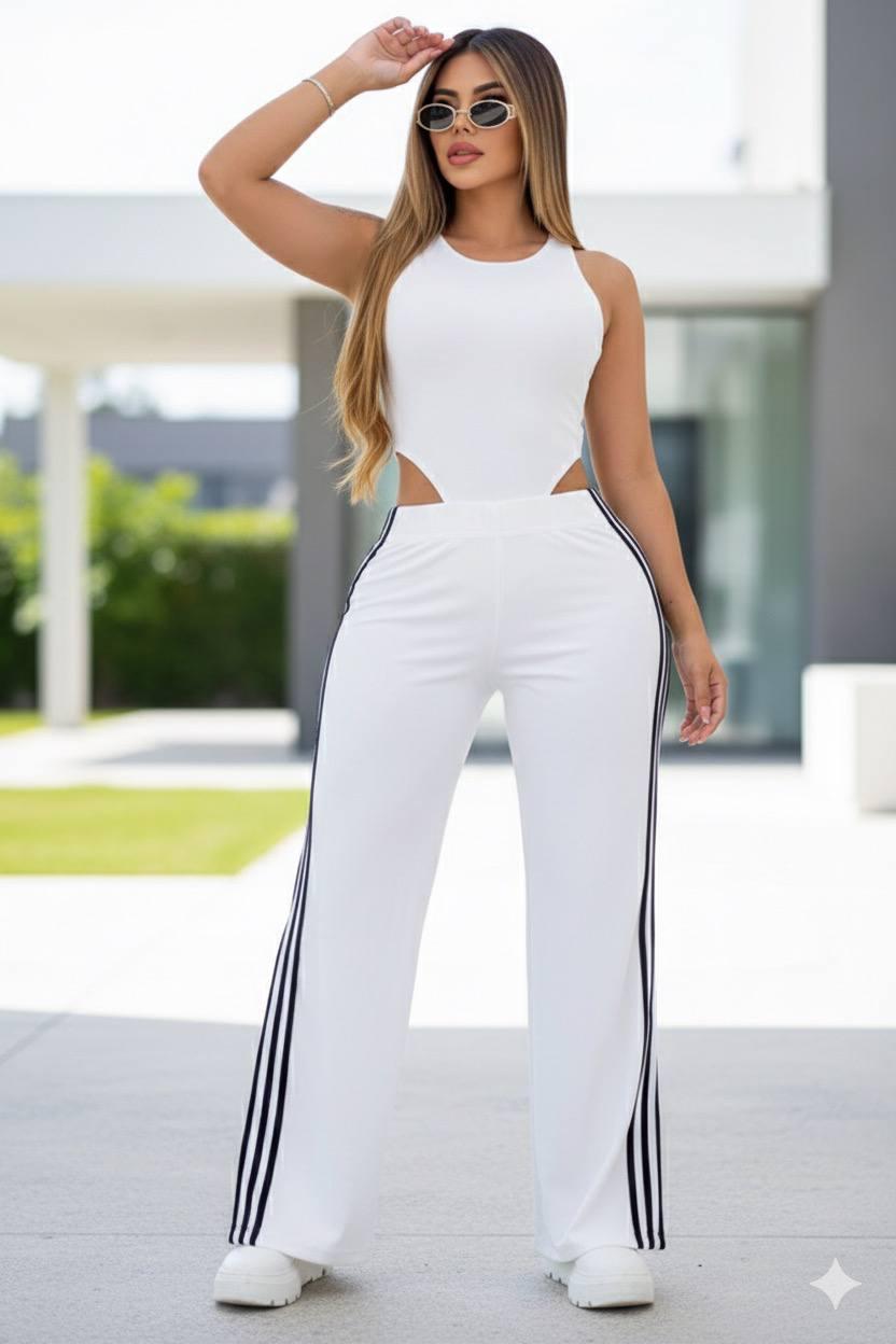 CONJUNTO PANTALÓN Y BODY PAOLA