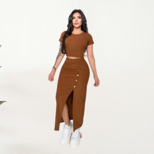 CONJUNTO FALDA BLUSA PARIS