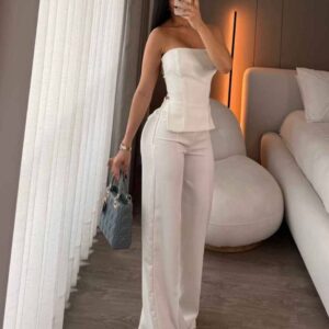 Conjunto blusa y pantalón seleny