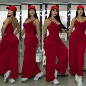 ENTERIZO CIERRE BOTA ANCHA